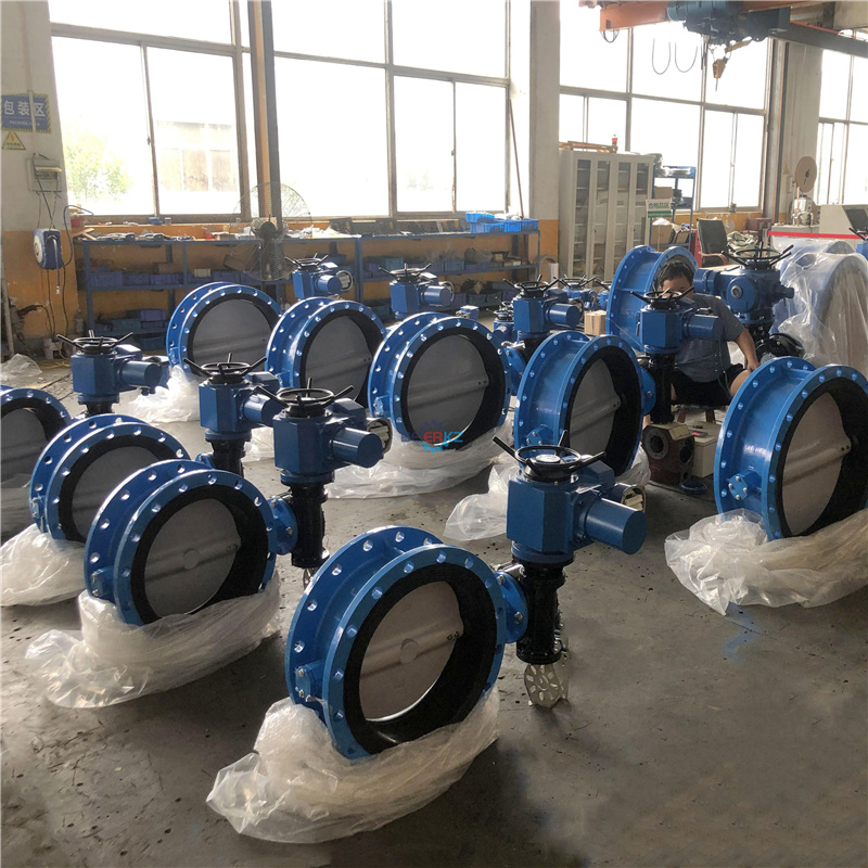 D941X 10Q DN800 普通開(kāi)關(guān)型軟密封法蘭球墨鑄鐵材質(zhì)電動(dòng)蝶閥